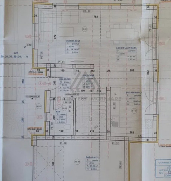 Casa moderna cu garaj in Chinteni 500mp teren