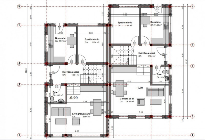 Casa tip duplex 132mp utili cu 512 mp teren in zona Iris 