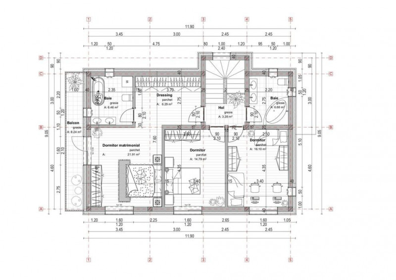 Casa individuala 153 mp, cu teren superb in zona  Popesti 