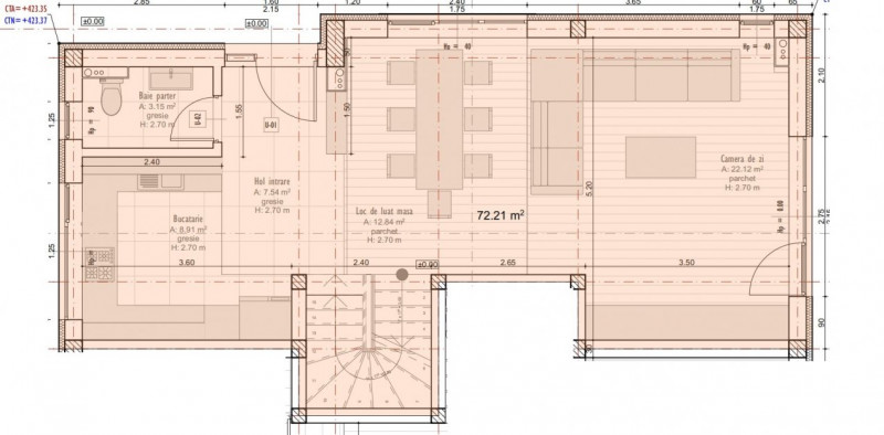 Casa de tip Duplex 171mp utili in Iris cu panorama superba