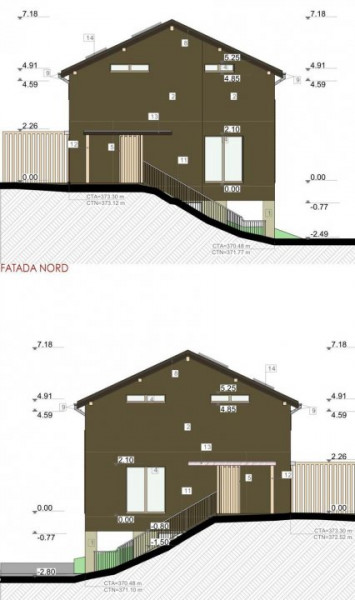 Casa cuplata 120mp cu 2 garaje in zona strazii Oasului 