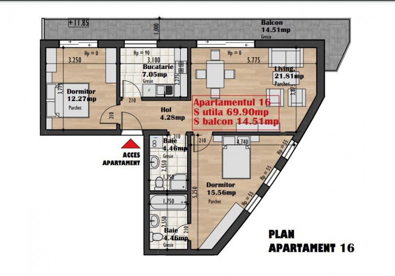 Apartamente 3 camere in imobil premium zona Iris TVA INCLUS