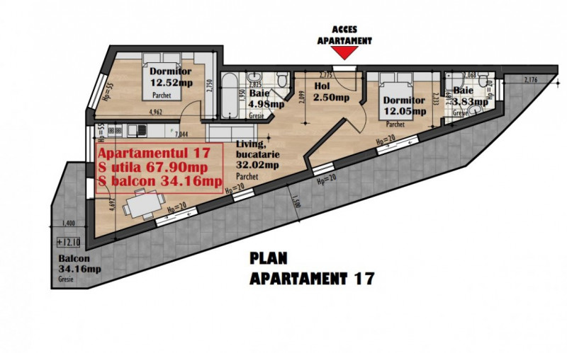 Apartamente 3 camere in imobil premium zona Iris TVA INCLUS