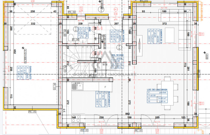 Casa frumoasa 140mp cu garaj Teren 500mp