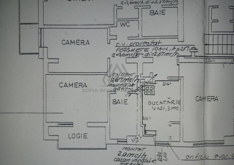 Apartament 3 camere, 2 parcari Zona Ion Mester Manastur 