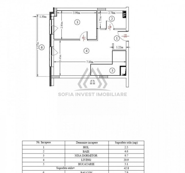 Apartament 2 camere Iris, Bd Muncii 