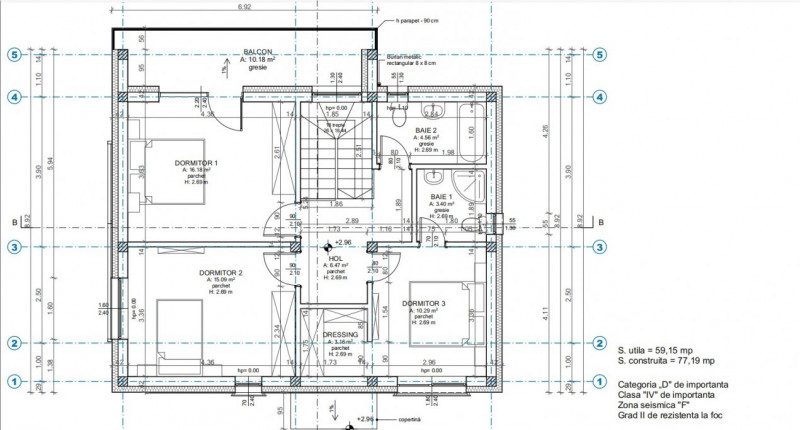 Teren cu autorizatie casa 120mp individuala