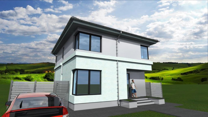 Casa individuala 120mp in Corusu