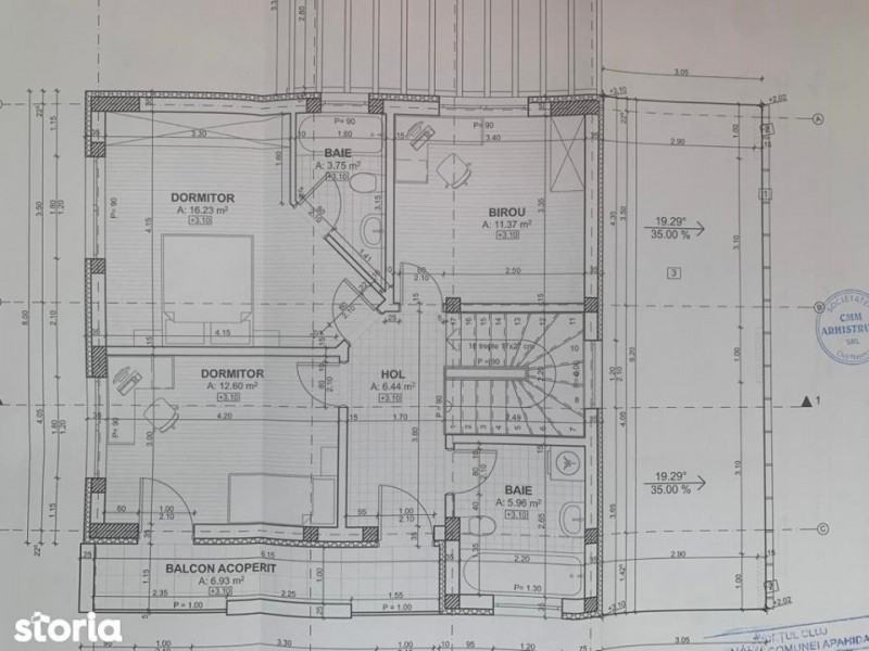 Vand case D+P+E 144mp utili+apa,gaz,curent,canalizare in Dezmir 