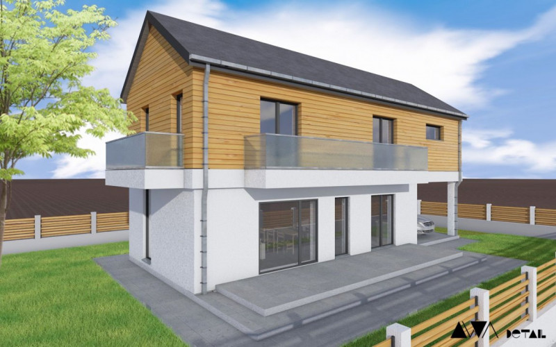 Teren 636mp cu autorizatie constructie casa 120mp in Chinteni
