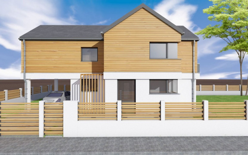 Teren 636mp cu autorizatie constructie casa 120mp in Chinteni