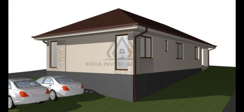 Casa Individuala 1 Nivel 120mp cu teren 500mp