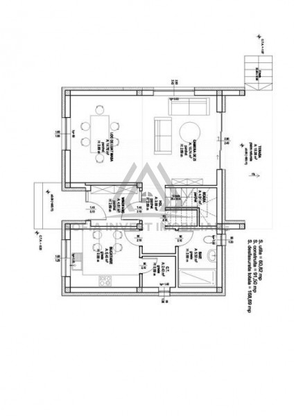 Casa individuala 120mp Chinteni cu CF 