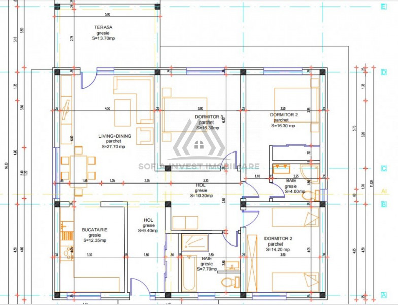 Ultima Unitate ! Casa pe un nivel 118 mp cu teren de 507 in Jucu 