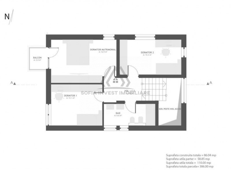 Casa Individuala, proiect superb in  Dezmir 