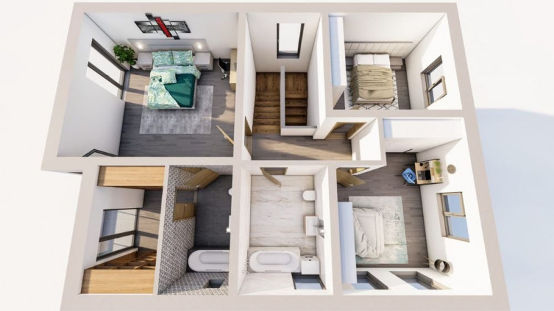 Casa individuala | 180 mp utili | 500 mp teren  Popesti
