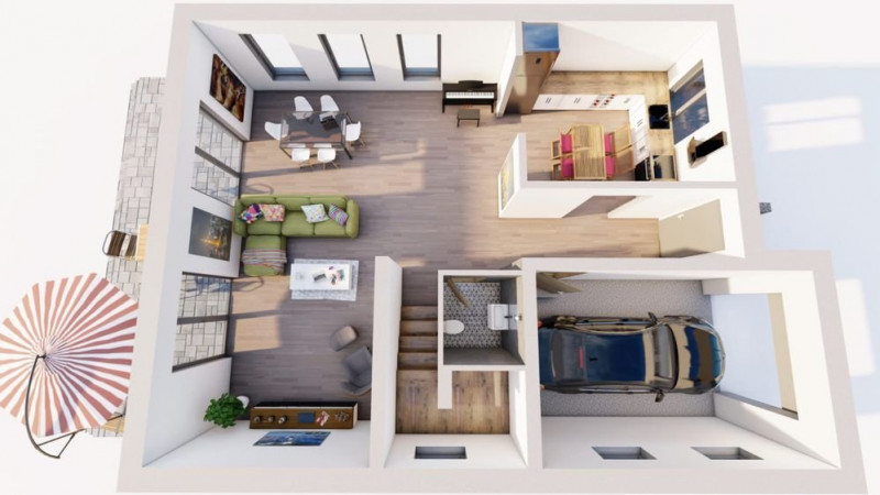 Casa individuala | 180 mp utili | 500 mp teren  Popesti