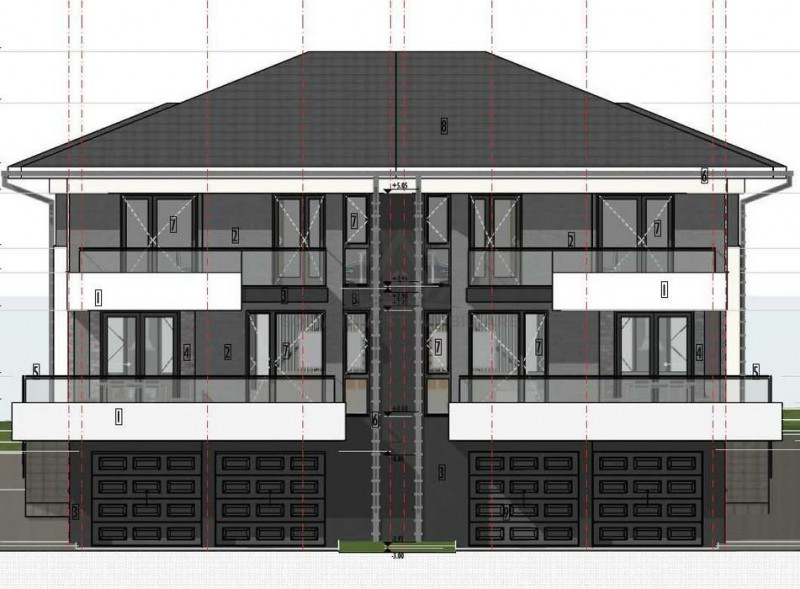 Casa Tip duplex 177mp cu Garaj 2 masini in Dezmir 