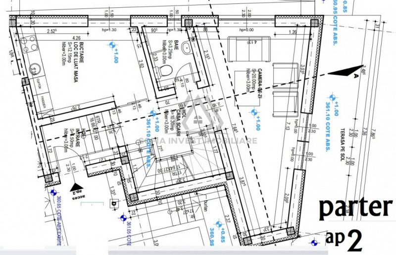 Casa de tip Duplex 160mp cu garaj cu panorama superba in zona Dambul Rotund 