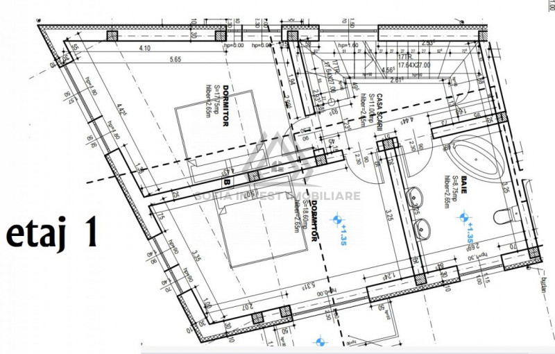 Casa de tip Duplex 160mp cu garaj cu panorama superba in zona Dambul Rotund 