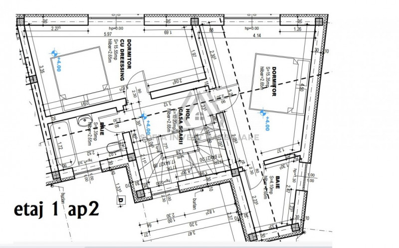 Casa de tip Duplex 160mp cu garaj cu panorama superba in zona Dambul Rotund 