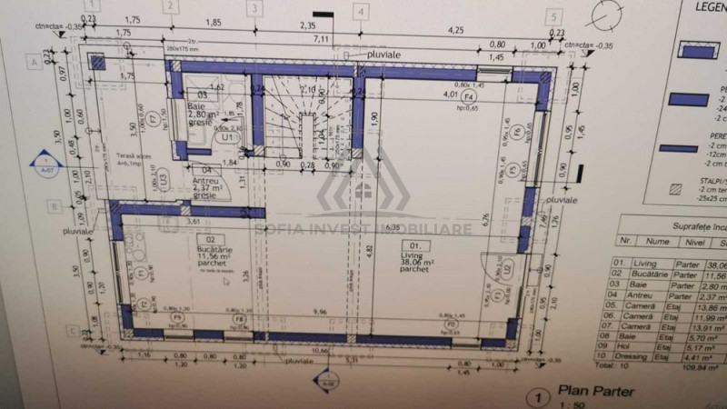 Casa Individuala cu CF 110mp cu 550mp teren in Campenesti 
