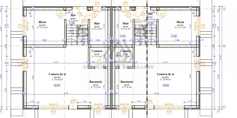 Casa cuplata 140mp utili cu 400 teren in Dezmir 