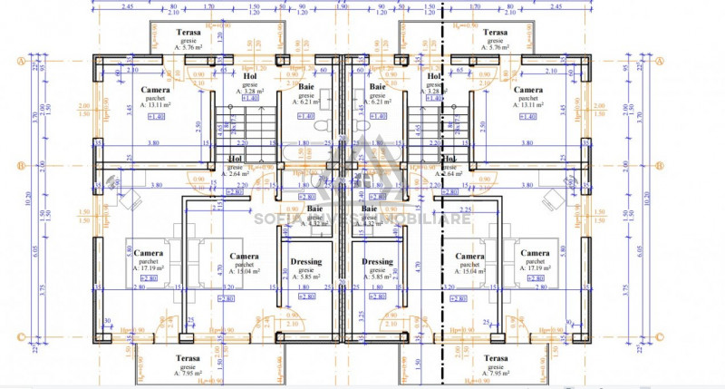 Casa cuplata 140mp utili cu 400 teren in Dezmir 