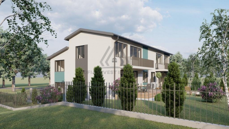 Casa cuplata 140mp utili cu 400 teren in Dezmir 