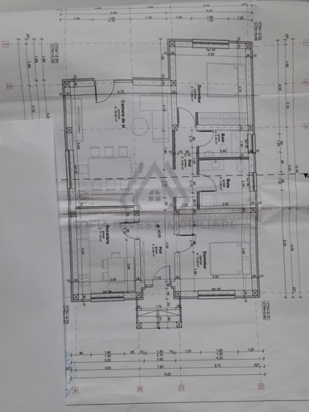 Casa pe 1 Nivel la rosu in Campenesti