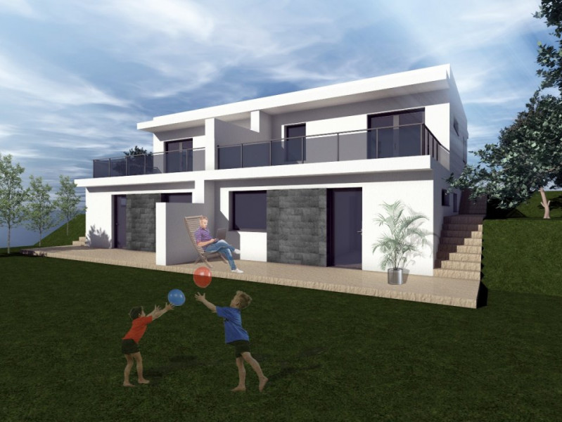 Casa tip duplex 120mp cu 500mp curte in Popesti 