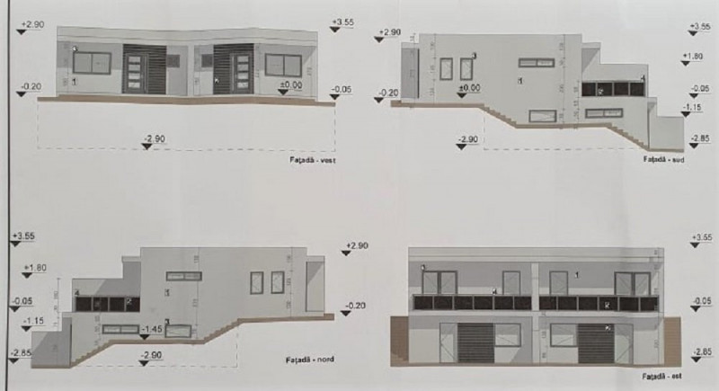 Casa tip duplex 120mp cu 500mp curte in Popesti 